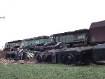 BN #83 passing wreck